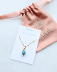 Turquoise Necklace for Inner Strength (XS)