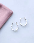 Timeless Silver Hoop Earrings