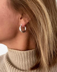 Timeless Silver Hoop Earrings