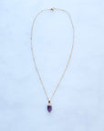 Amethyst Point Necklace for Peace & Calm