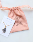 Agate Geode Necklace for Balance & Focus