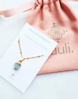 Green Aventurine Necklace for Luck & Success (XS)