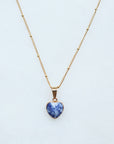 Lapis Lazuli Heart Necklace for Truth & Inner Wisdom
