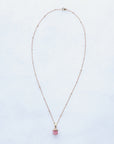 Pink Chalcedony Necklace for Love & Healing