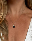 Black Tourmaline Necklace for Protection