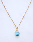 Blue Apatite Necklace for Clarity & Inspiration