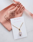 Rose Quartz Necklace for Love & Peace