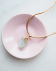 Green Fluorite Necklace for Focus & Growth