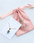 Green Aventurine Point Necklace for Luck & Success