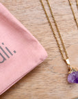 Rose Quartz Point Necklace for Love & Peace