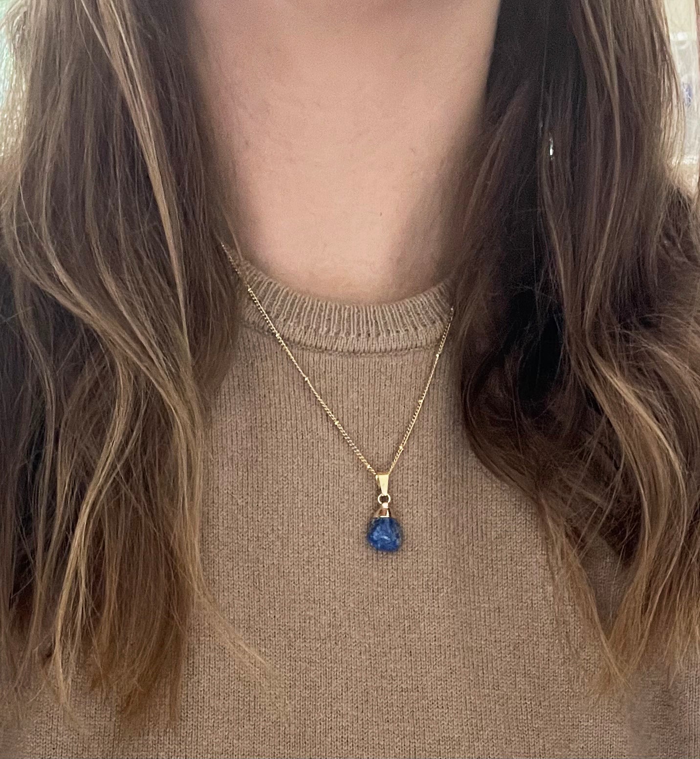 Lapis Lazuli Necklace for Truth &amp; Confidence