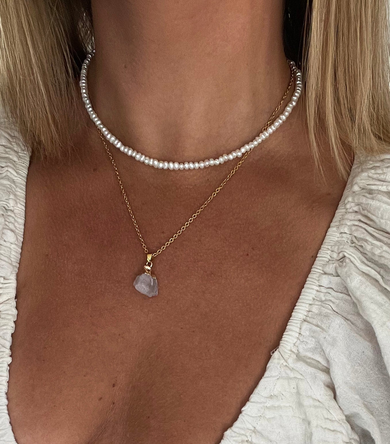 Clear Quartz Necklace for Clarity &amp; Energy