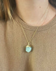 Green Fluorite Necklace for Focus & Growth