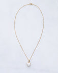 Howlite Heart Necklace for Peace & Patience