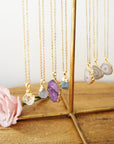 White Druzy Agate Necklace for Clarity & Positivity