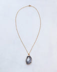Smokey Druzy Sprinkle Necklace (S)